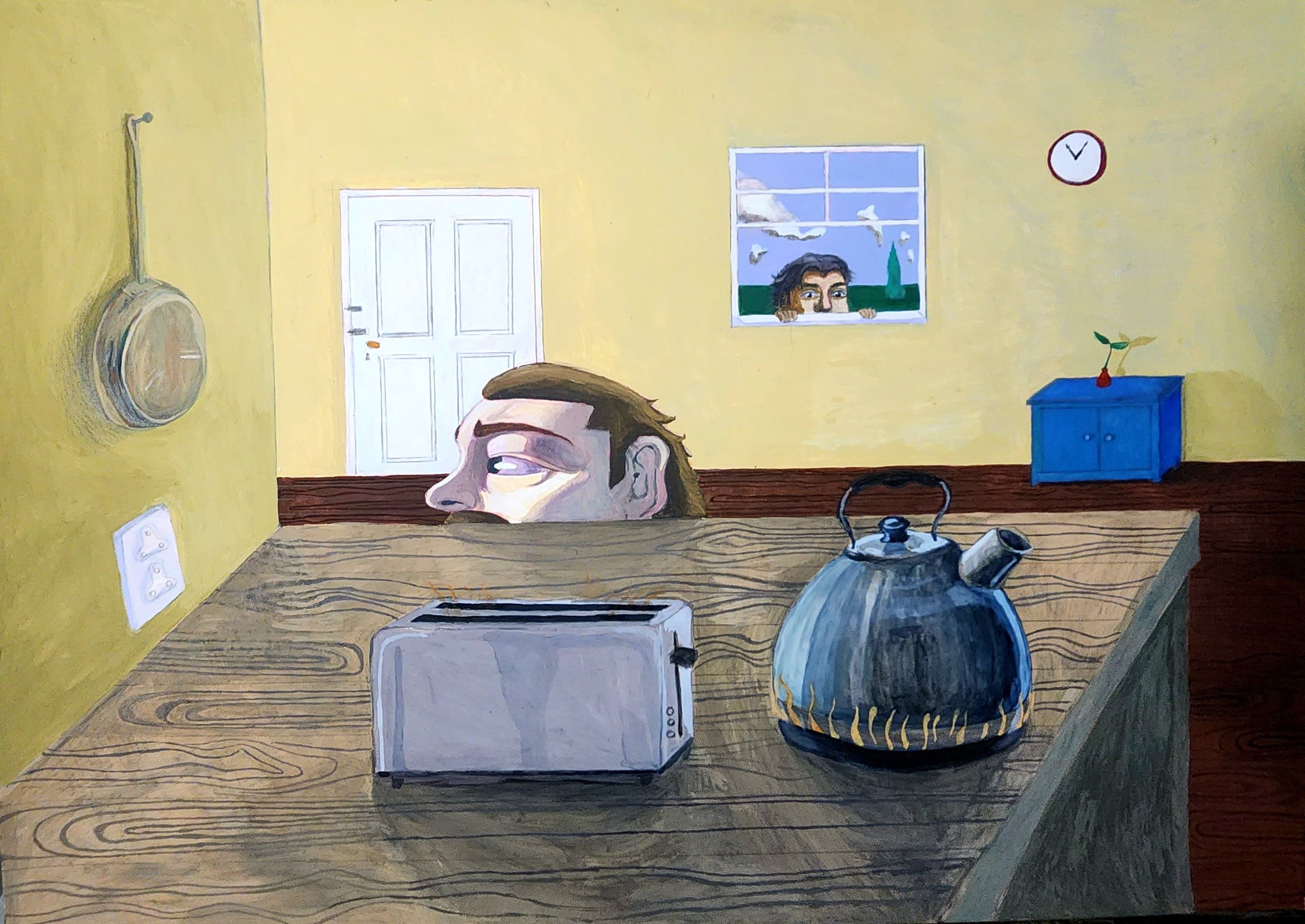 A watched kettle will not boil Artwork