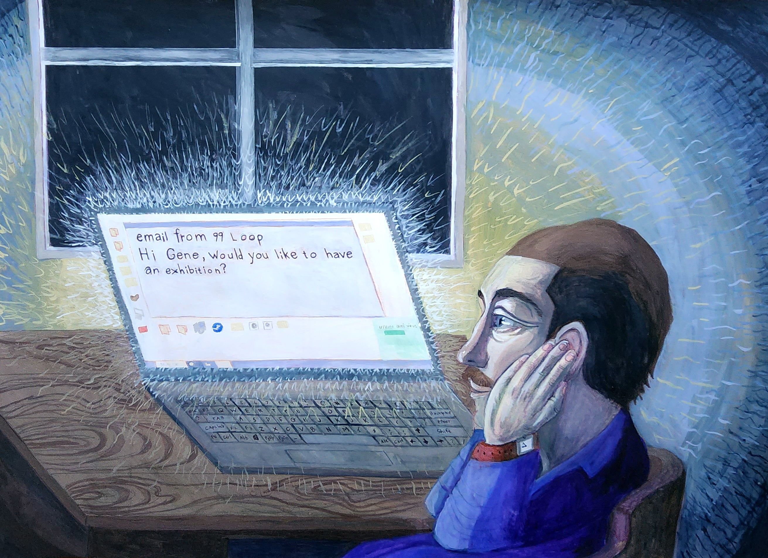Email from 99 Loop Artwork