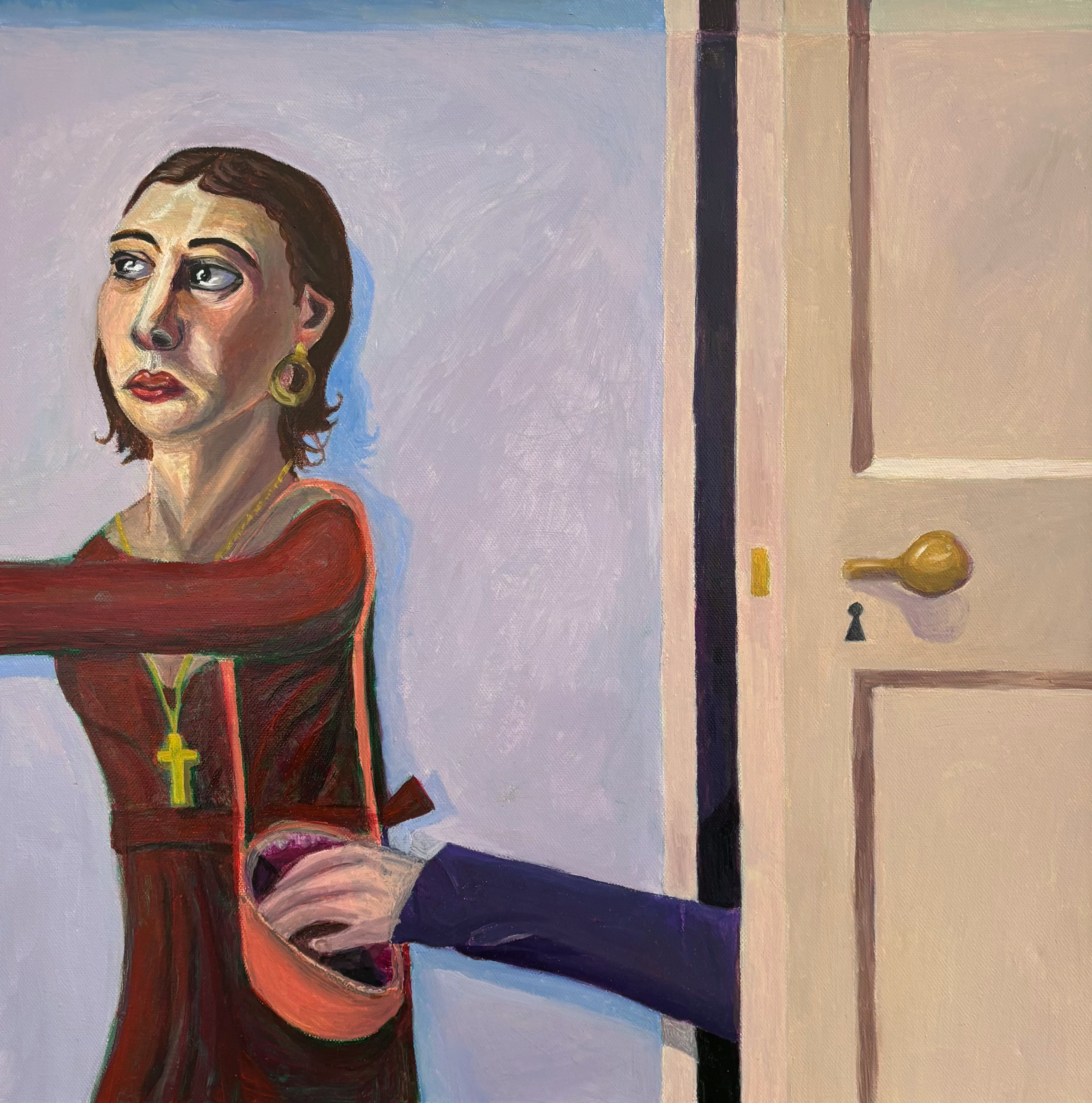 Pick pocket/lady in red Artwork